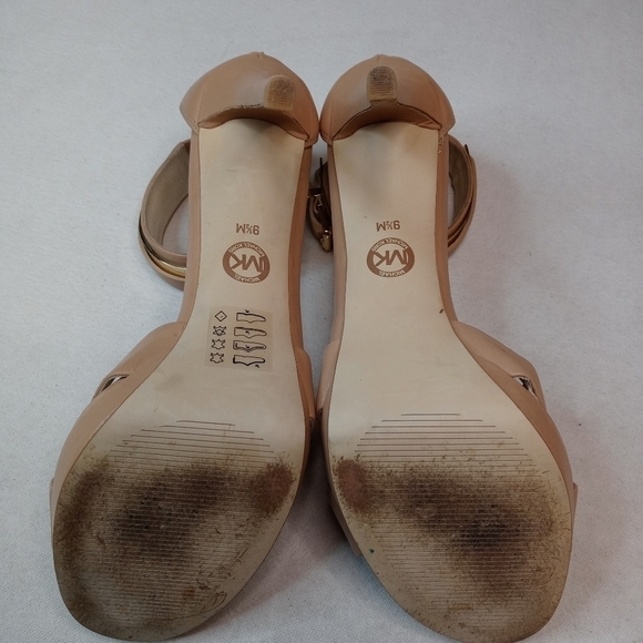 Michael Kors MK Back Zip Nude beige Stiletto 4.5" - Picture 5 of 11